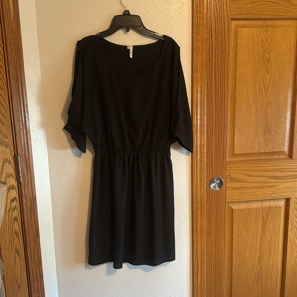 Studio Y silky black dress size small